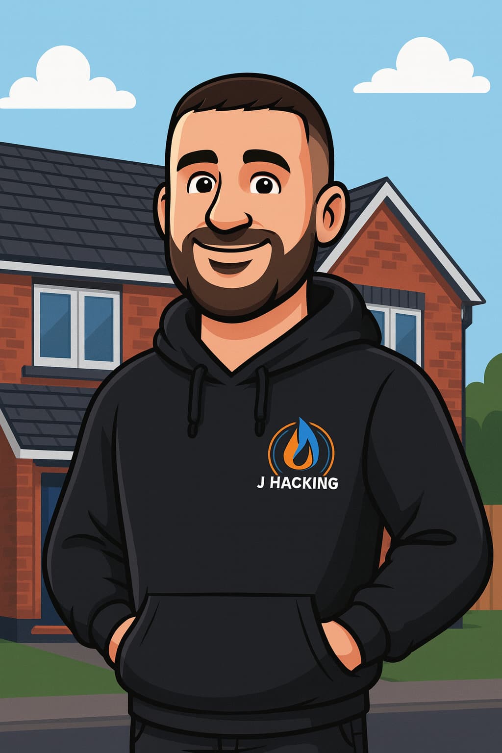 James Hacking, Gas Safe registered heating engineer